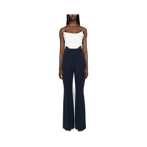 Creases Flared Trousers
