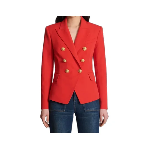 Double-Breasted Tailored Blazer