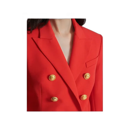 Double-Breasted Tailored Blazer