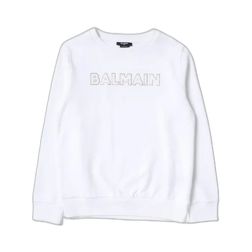 Crystal-Embellished Logo Sweatshirt