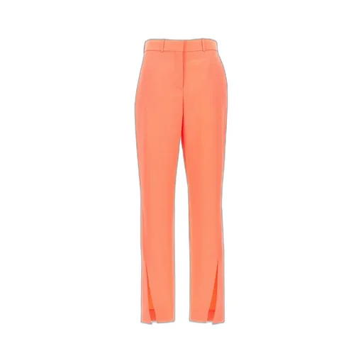 Split-Hem High Waist Trousers