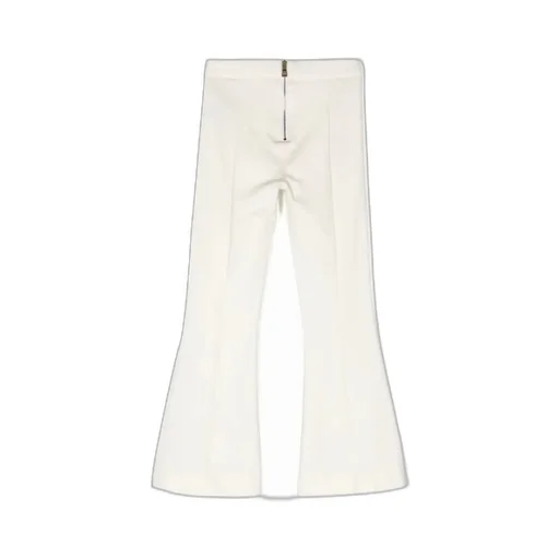 Mid Rise Flared Trousers