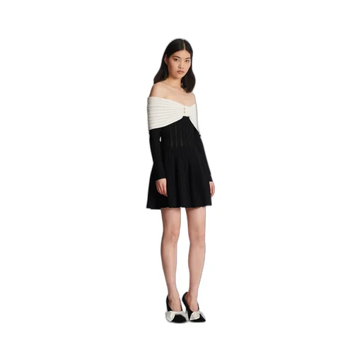 Off-The-Shoulder Skater Dress