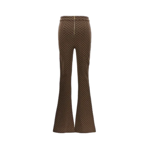 Mini Monogram Knit Trousers