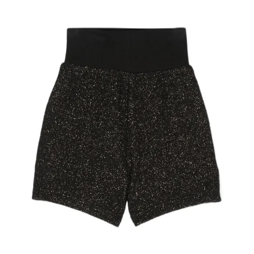 Button-Detailed Elasticated-Waistband Shorts