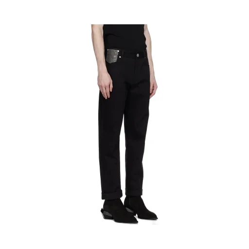 Embellished Straight Leg Jeans