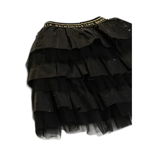 Glitter Detailed Tiered Tutu Skirt