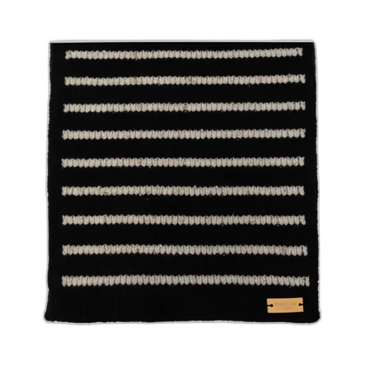 Logo Plaque Monogram Scarf