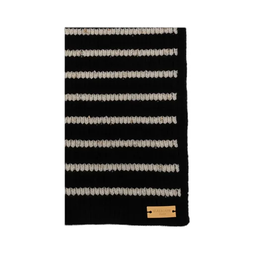 Logo Plaque Monogram Scarf