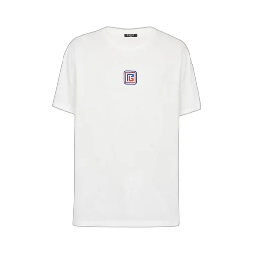 Logo Embroidered Short-Sleeved T-Shirt