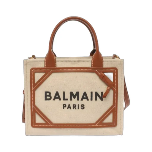 Logo Printed Top Handle Bag