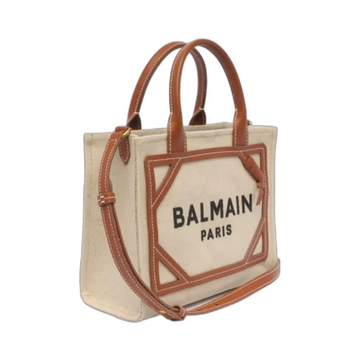 Logo Printed Top Handle Bag