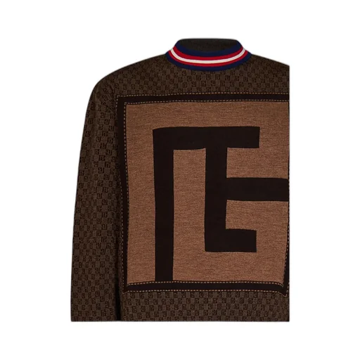 Knit Jumper With Mini Monogram