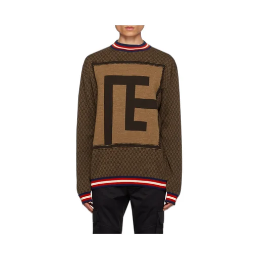 Knit Jumper With Mini Monogram