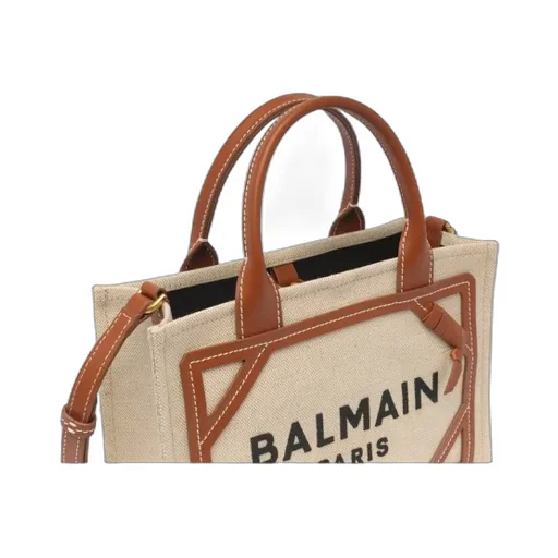 Logo Printed Top Handle Bag