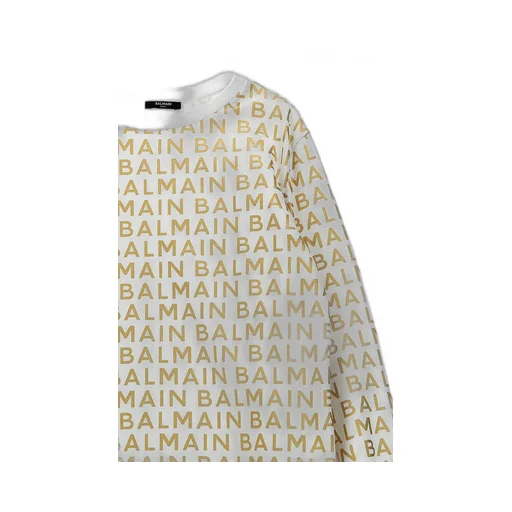 Logo-Printed Crewneck Sweatshirt Dress