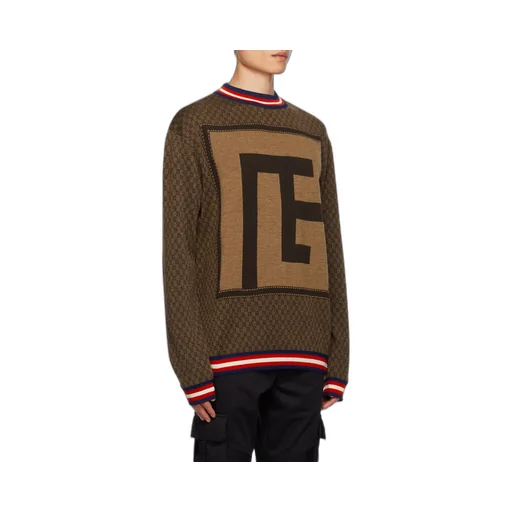 Knit Jumper With Mini Monogram