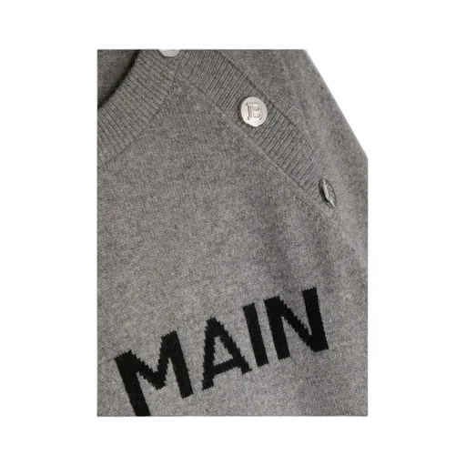 Intarsia-Knit Logo Jumper