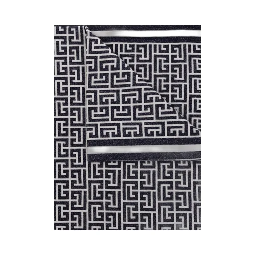 Monogram-Pattern Wool-Blend Scarf