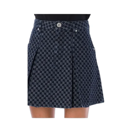 Monogram Printed Mini Skirt
