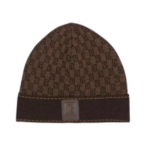 Monogrammed Jacquard Beanie
