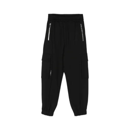 Elasticated Waistband Cargo Track Pants