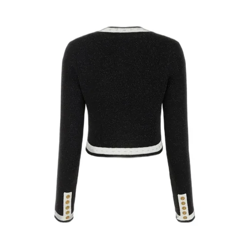 Long-Sleeve Button-Fastening Cardigan