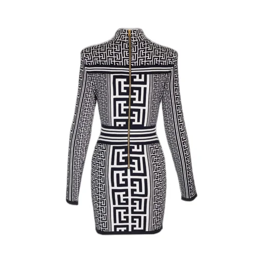 Monogram Knitted Mini Dress