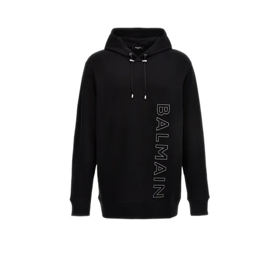 Logo Embossed Drawstring Hoodie