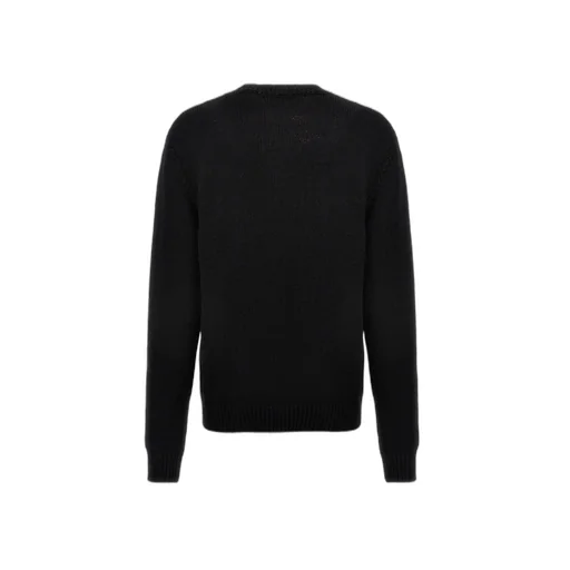 Logo Intarsia Knit Crewneck Jumper