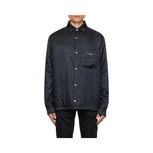 Logo Monogrammed Button-Up Shirt