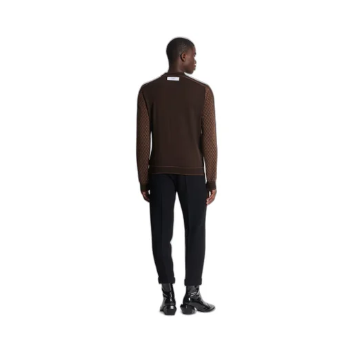 Long-Sleeved Mohair Sweater