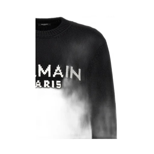 Logo Intarsia Knit Crewneck Jumper
