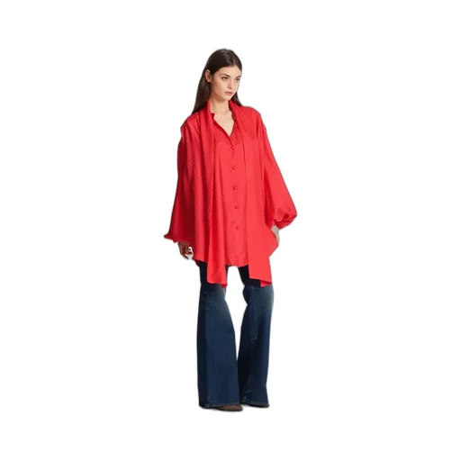 Monogram-Jacquard Button-Up Shirt