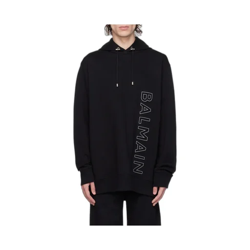 Logo Embossed Drawstring Hoodie