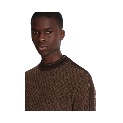 Long-Sleeved Mohair Sweater