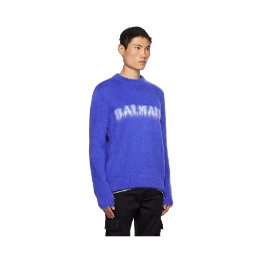 Retro Brushed Crewneck Jumper
