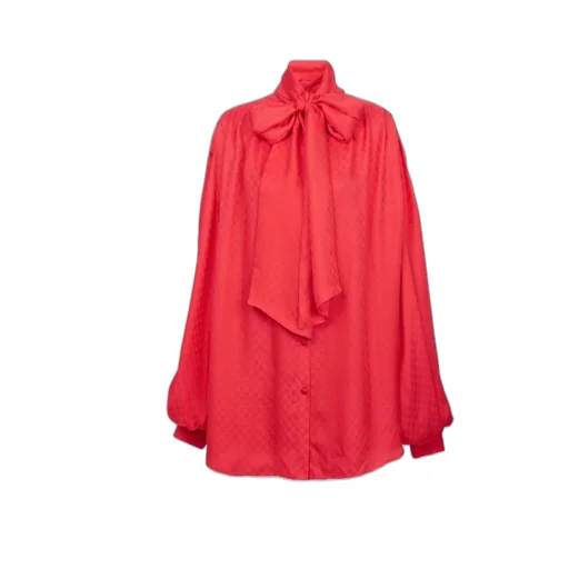 Monogram-Jacquard Button-Up Shirt