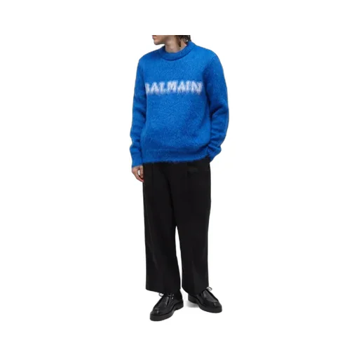 Retro Brushed Crewneck Jumper
