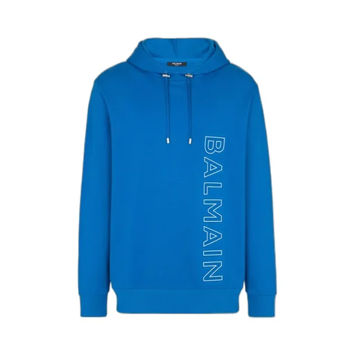 Embossed Balmain Hooded Sweatshirt