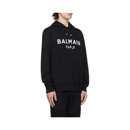 Logo Printed Drawstring Hoodie