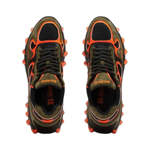 B-East Trainers In Leather And Mesh
