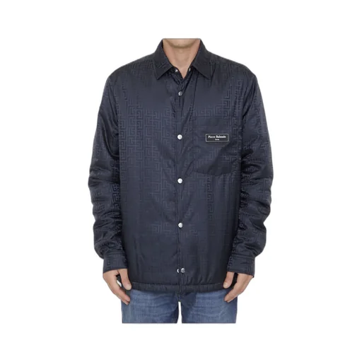 Logo Monogrammed Button-Up Shirt