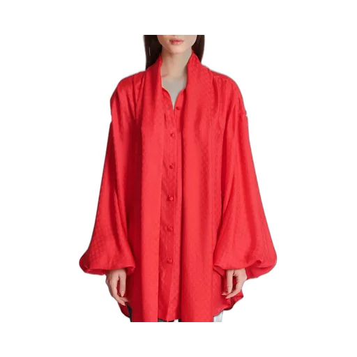 Monogram-Jacquard Button-Up Shirt