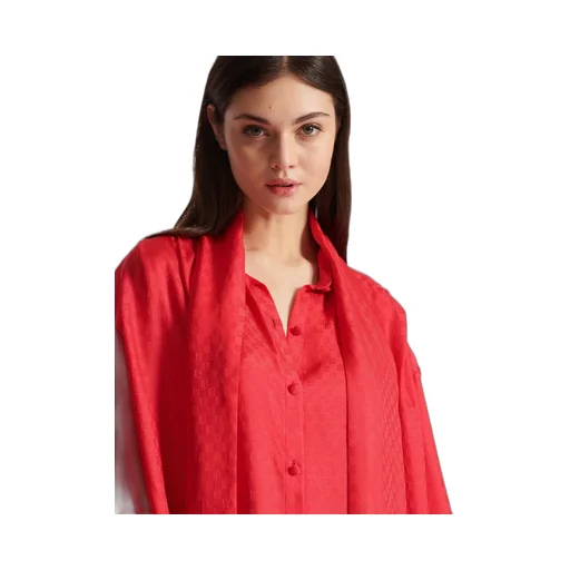 Monogram-Jacquard Button-Up Shirt