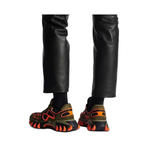 B-East Trainers In Leather And Mesh