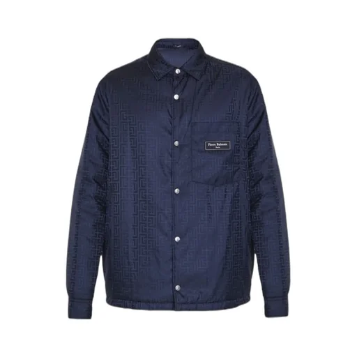 Logo Monogrammed Button-Up Shirt