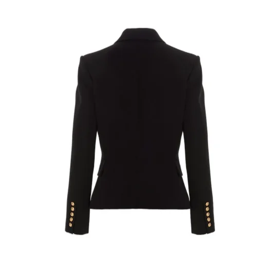 Button Embellished Tailored Blazer