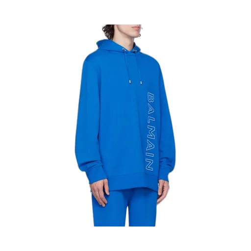Embossed Balmain Hooded Sweatshirt