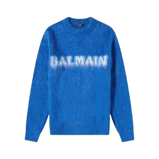Retro Brushed Crewneck Jumper